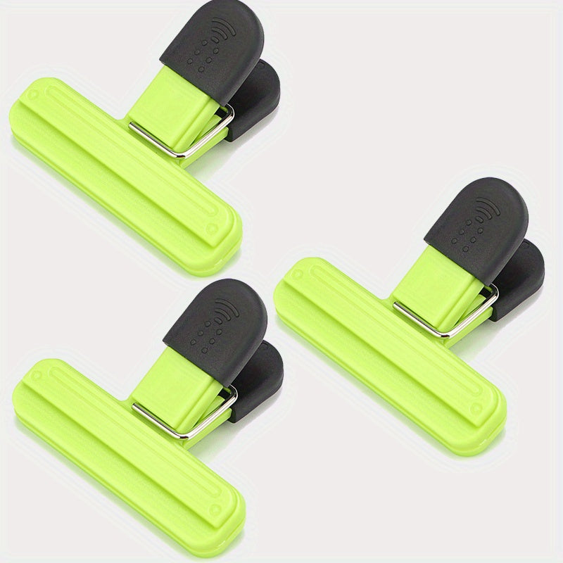 Set of 6 Food Bag Clips for Sealing Chips and Other Snacks, Durable Grip for Airtight Closure, Ideal for Various Produce and Plastic Bags, Perfect for Kitchen Organization and Storage, Must-Have Kitchen Accessories