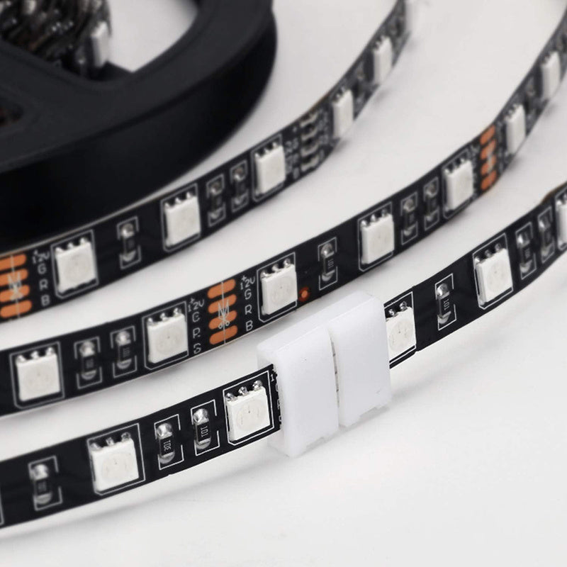 10mm LED strip lights with various shapes and connectors, including a wireless no-welding option and a terminal extension.