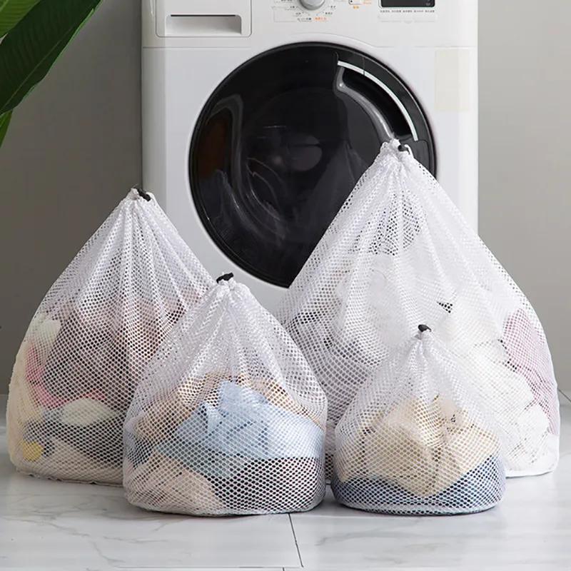 Durable Mesh Laundry Bag with Drawstring Closure - Multi-Purpose Organizer for Delicates, Undergarments, Socks & More - Ideal for Home, Dorms, and Travel