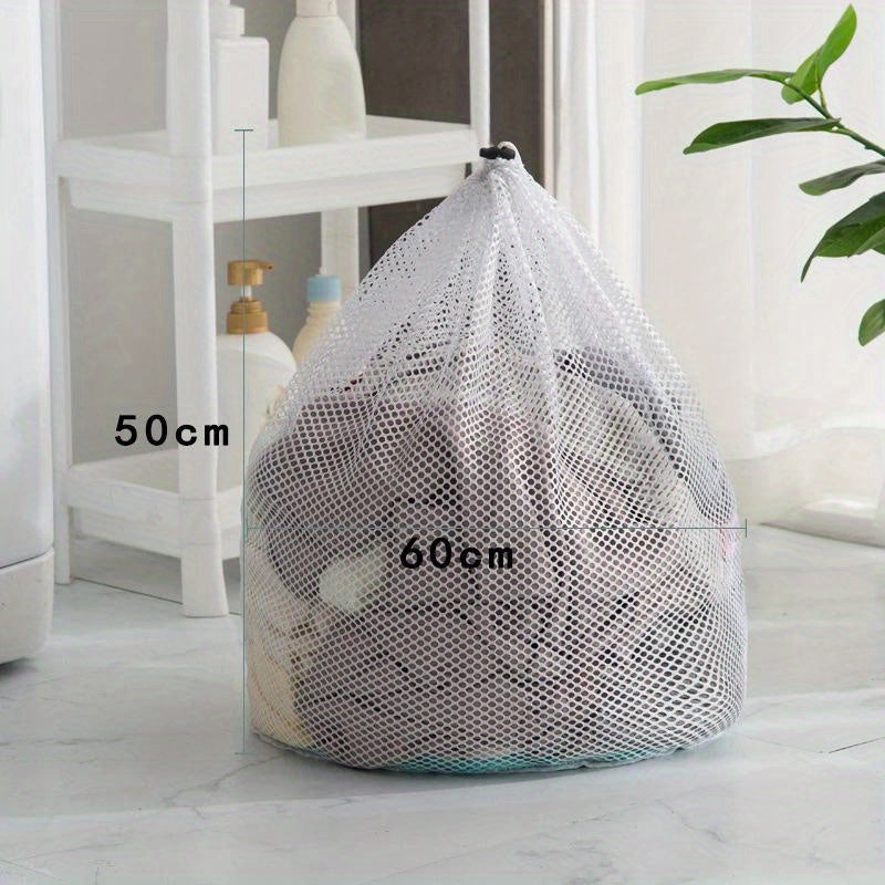 Durable Mesh Laundry Bag with Drawstring Closure - Multi-Purpose Organizer for Delicates, Undergarments, Socks & More - Ideal for Home, Dorms, and Travel