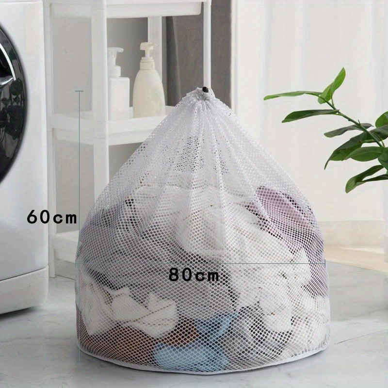 Durable Mesh Laundry Bag with Drawstring Closure - Multi-Purpose Organizer for Delicates, Undergarments, Socks & More - Ideal for Home, Dorms, and Travel