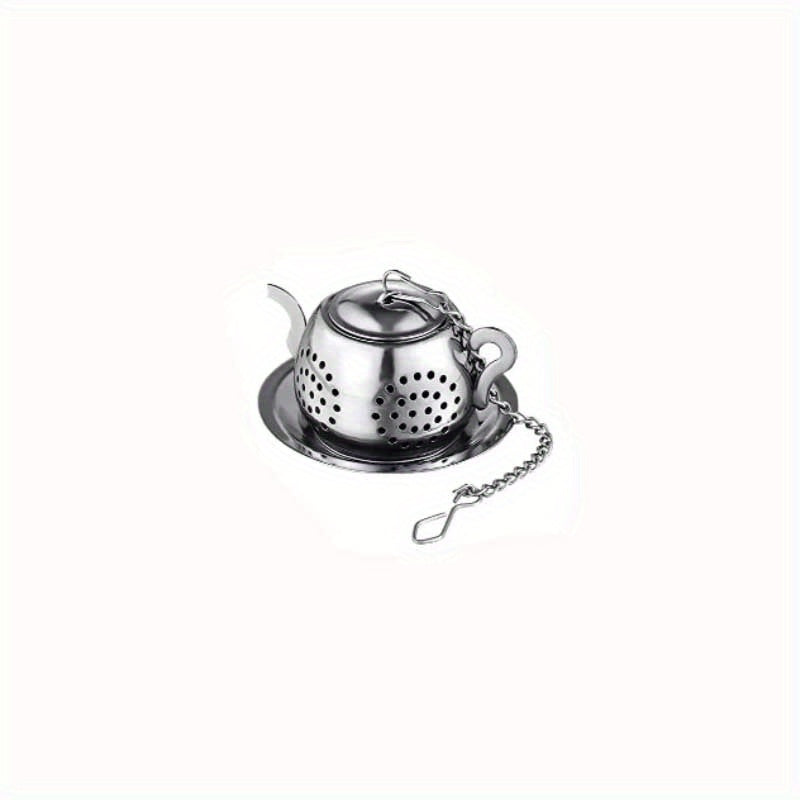 Enhance Your Tea Experience with a 2-Piece Set of Stylish Stainless Steel Tea Infusers - Beautifully Designed with Decorative Lids for Brewing Herbal & Spice Blends in Teapots, Includes Owl, Pomegranate, Cactus, Fish, and Other Unique Designs - Ideal Tea