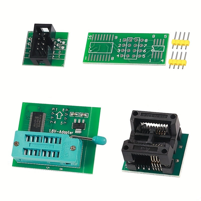 CH341A USB Programmer with SOP8 SOIC8 Test Clip for BIOS chips in 24/25 series.