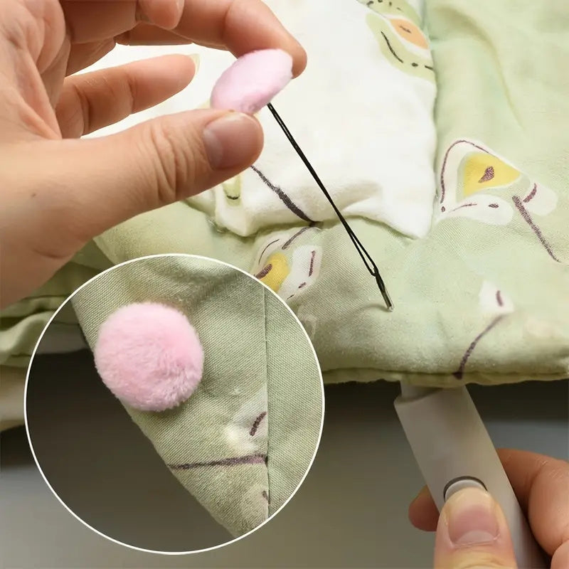 Fasten your bed sheets, duvet covers, and quilts securely with our innovative bed sheet fixer. These clip-free duvet cover fasteners are needleless and perfect for holding bed sheets of different thicknesses in place. Say goodbye to slipping sheets and