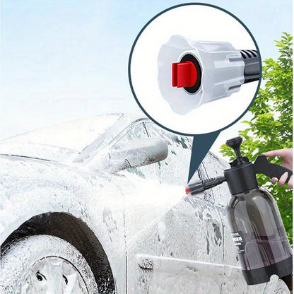 2L Hand Pump Foam Sprayer: No Need for Electricity or Battery, Ideal for Car and Home Cleaning