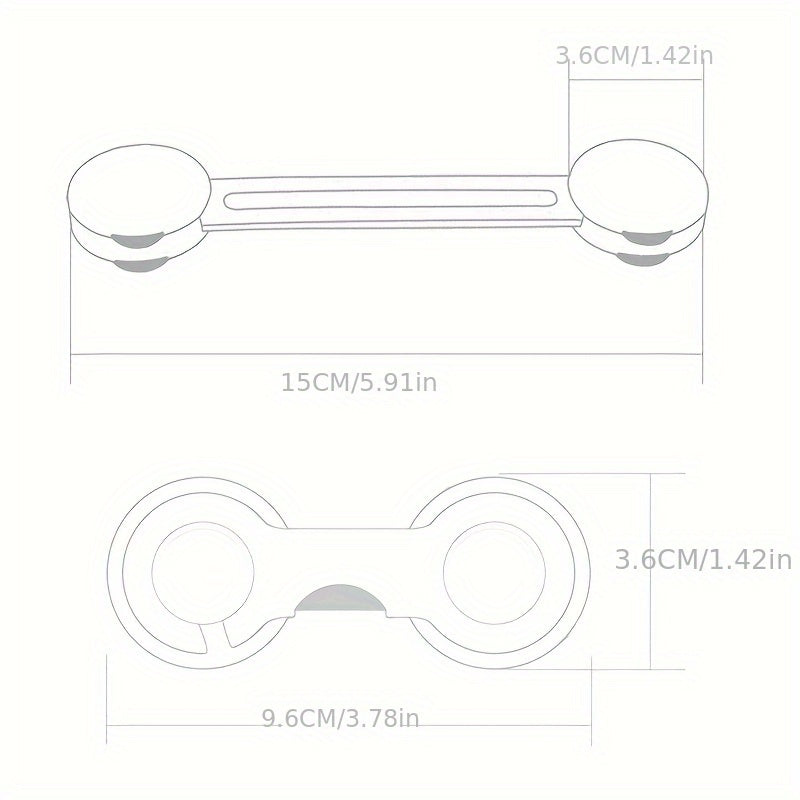 Buy a set of 5 safety locks for drawers, cabinets, and refrigerators. They make a perfect gift for Christmas, Halloween, Thanksgiving, New Year's, or Valentine's Day.