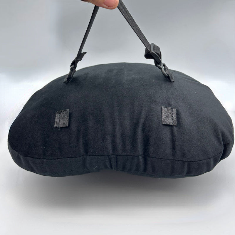 A luxurious Suede Fleece Headrest Lumbar Support Set for Car Seats - the ultimate comfort accessory for all car models.