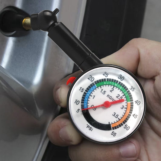 Car tire pressure gauge for high precision tire monitoring.