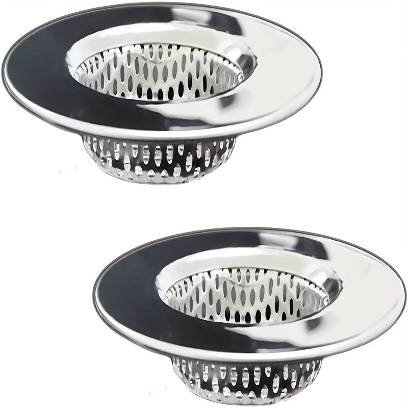 Stainless Steel Hair Catcher for Shower and Bath Tub Drains, Fits 4.19-7.62cm Holes.