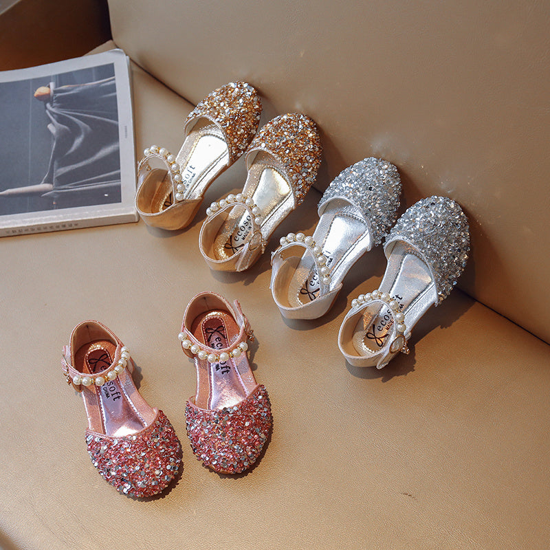 Sequined princess shoes for kids