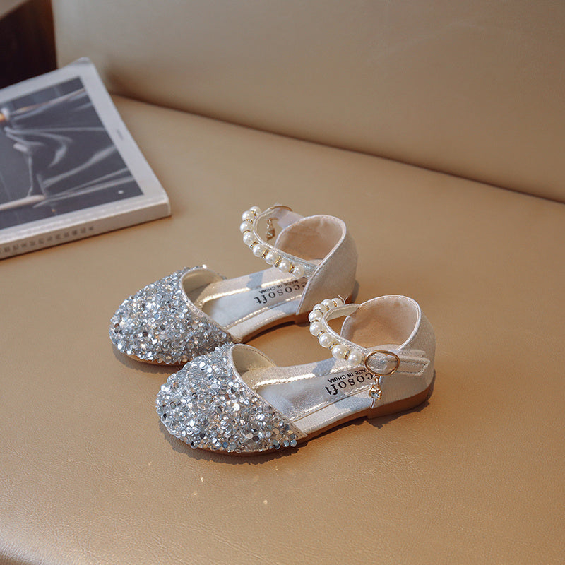 Sequined princess shoes for kids