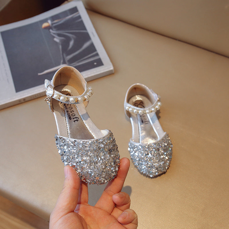 Sequined princess shoes for kids