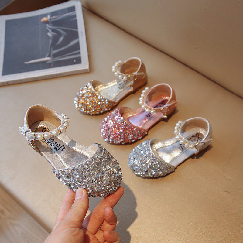 Sequined princess shoes for kids