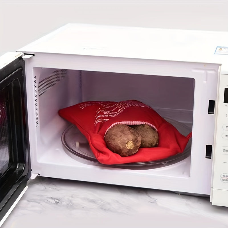 Potato Express Microwave Bags: Reusable Nylon Pouches for Safely Cooking Perfect Baked Potatoes in Minutes - A Must-Have Kitchen Tool