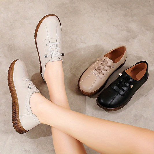 Women's Solid Color Sneakers: Comfortable and Lightweight Slip-On Shoes