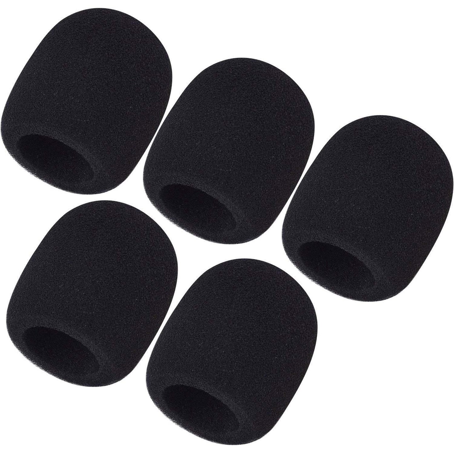 5 Foam Mic Covers for Handheld Microphones, Thickened Sponge, Disposable, Eid Al-Adha Mubarak