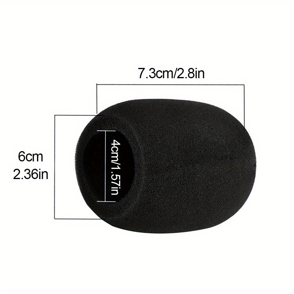 5 Foam Mic Covers for Handheld Microphones, Thickened Sponge, Disposable, Eid Al-Adha Mubarak