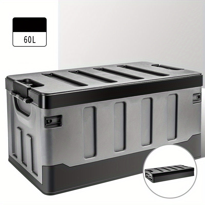 Home car trunk storage box that folds, ideal for outdoor camping and household organization.