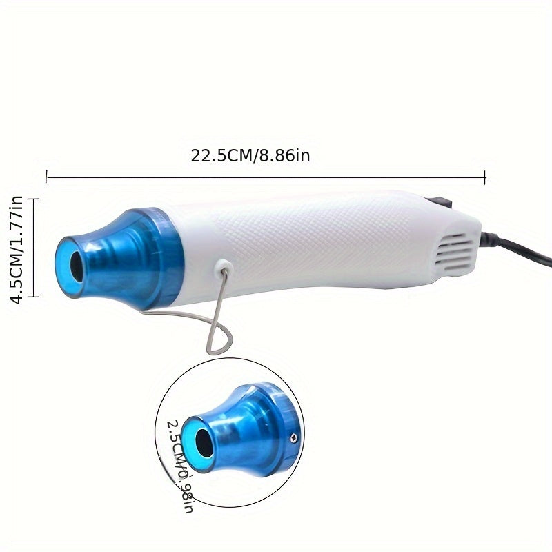 Small but mighty heat gun- perfect for shrinking wrap, DIY crafts and projects, European standard with 220-240V.