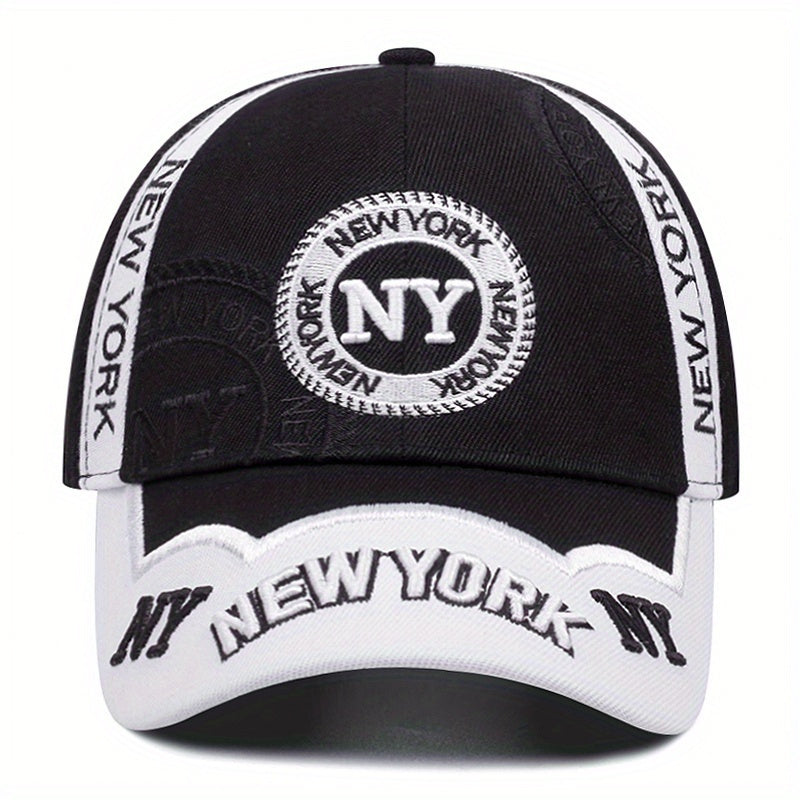 New York embroidery baseball caps are in fashion.