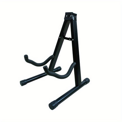 Metal A-shaped folding guitar rack stand