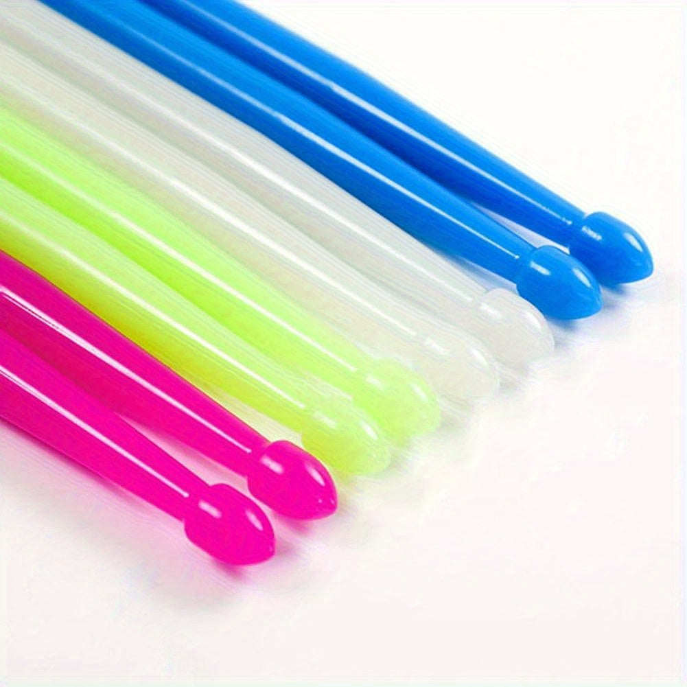 5A Fluorescent Drum Sticks for drums, jazz hammers, nylon luminous beat drumsticks for beginners and performers, drummer gifts.