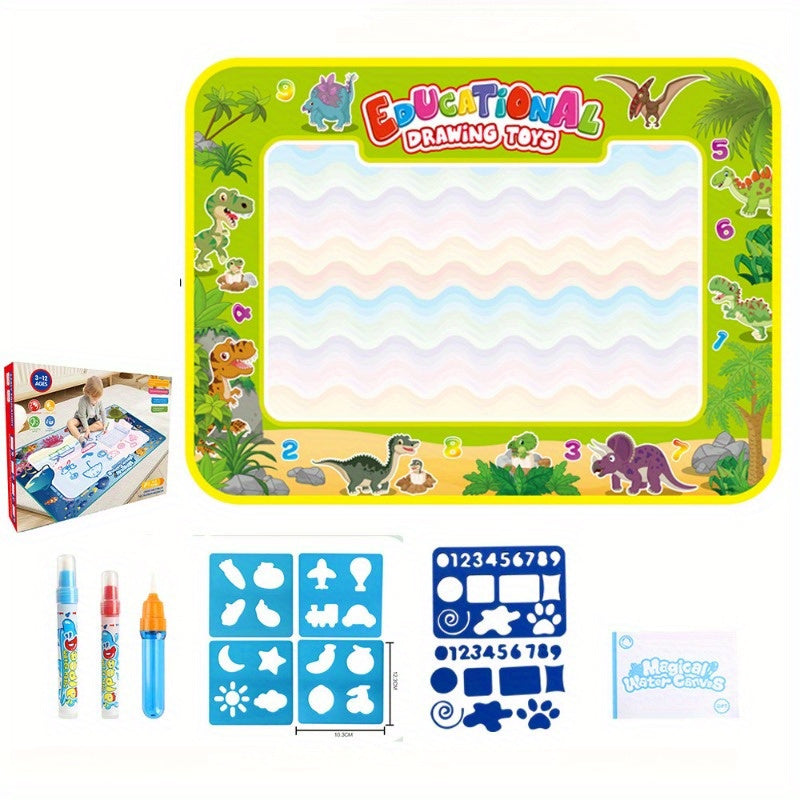 Toy puzzles, Enchanted Water Canvas, Drawing Pad, Scribble Board, Kids' Graffiti Art, Watercolor Mat, Artistic Drawing Board