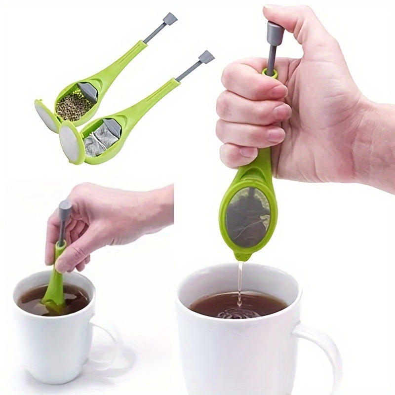 1pc Kitchen Supplies Tea Set including a Silicone Tea Strainer, Filter, and Infuser, all part of Kitchen Tools.