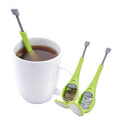 1pc Kitchen Supplies Tea Set including a Silicone Tea Strainer, Filter, and Infuser, all part of Kitchen Tools.