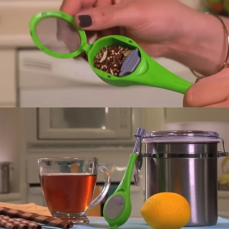 1pc Kitchen Supplies Tea Set including a Silicone Tea Strainer, Filter, and Infuser, all part of Kitchen Tools.