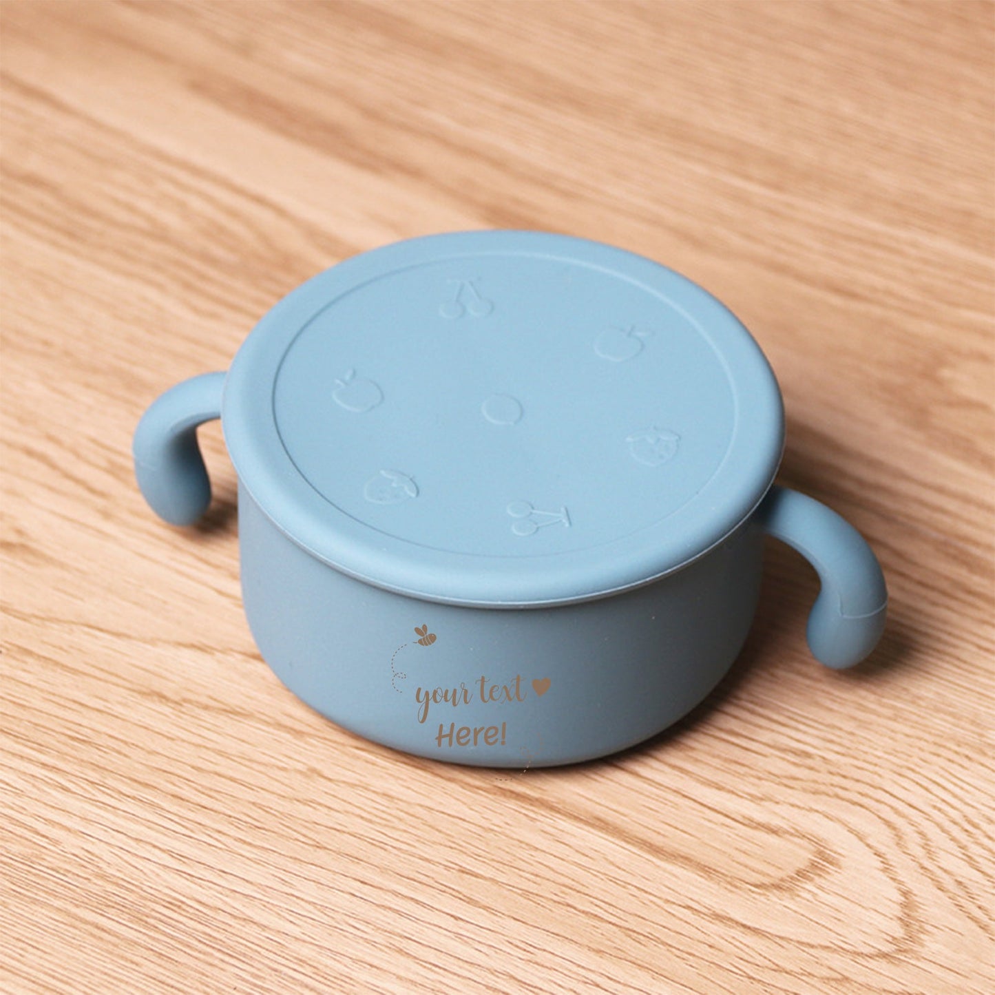 Top-selling Mother and Baby Silicone Snack Bowl with Lid - Personalized for Amazon E-commerce