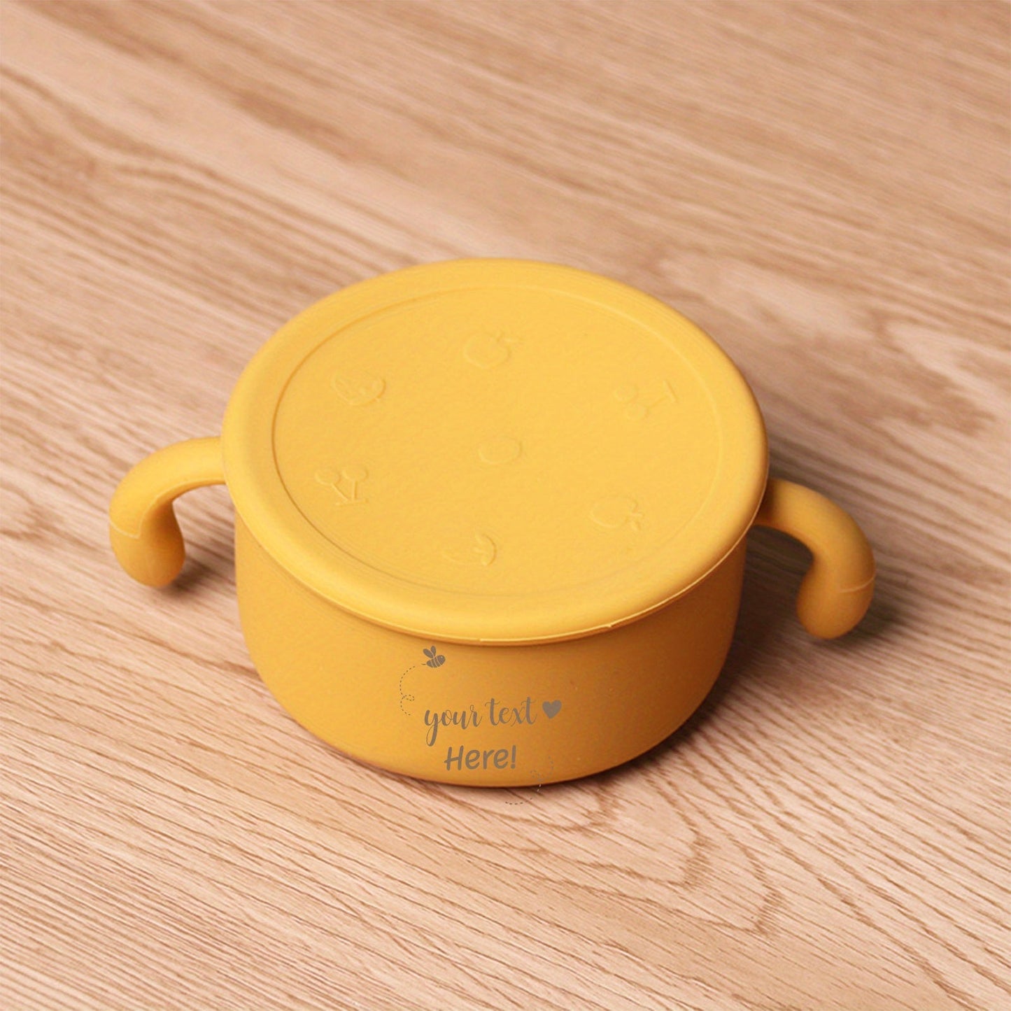 Top-selling Mother and Baby Silicone Snack Bowl with Lid - Personalized for Amazon E-commerce