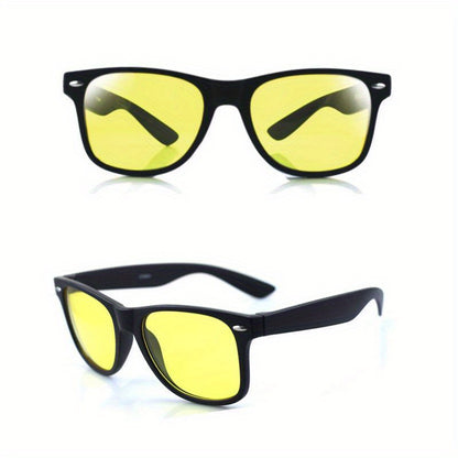 1/2pcs Yellow Lens Night Vision Glasses for Men and Women Drivers