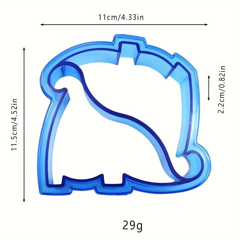 The Dinosaur-Shaped Sandwich Cutter is a playful bread slicing tool designed for children, ideal for school lunches and parties. Made from durable plastic, this kitchen gadget is a great choice for Christmas.