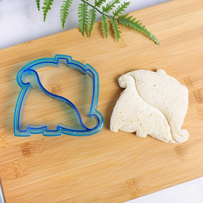 The Dinosaur-Shaped Sandwich Cutter is a playful bread slicing tool designed for children, ideal for school lunches and parties. Made from durable plastic, this kitchen gadget is a great choice for Christmas.