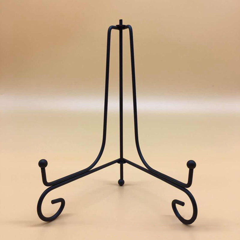 Elegant Iron Wire Plate Stand by LattBy - Stylish Display Rack for Kitchen & Dining, Ideal for showcasing Dishes, Frames, and Crafts.