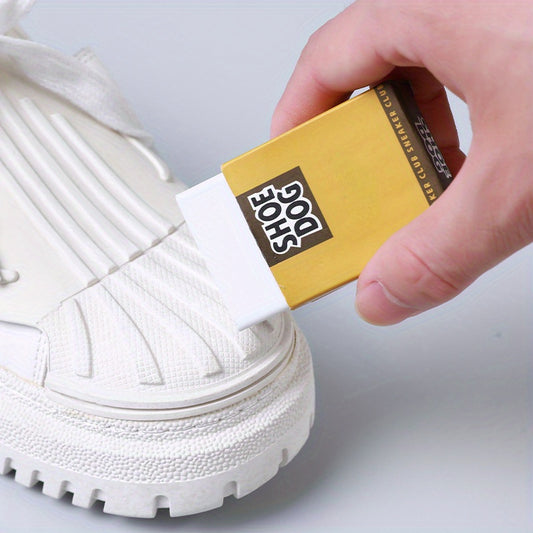 1pc Shoe Cleaning Eraser, ideal for brightening and cleaning shoes and boots, including sneakers.