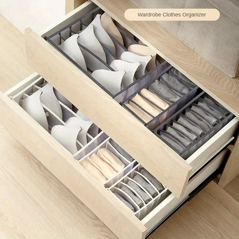 Organize your underwear drawer with these 3pcs Foldable Storage Boxes! Perfect for keeping your panties, bras, socks, and lingerie in order. Great for closet organization and makes a wonderful gift for Halloween or Christmas.