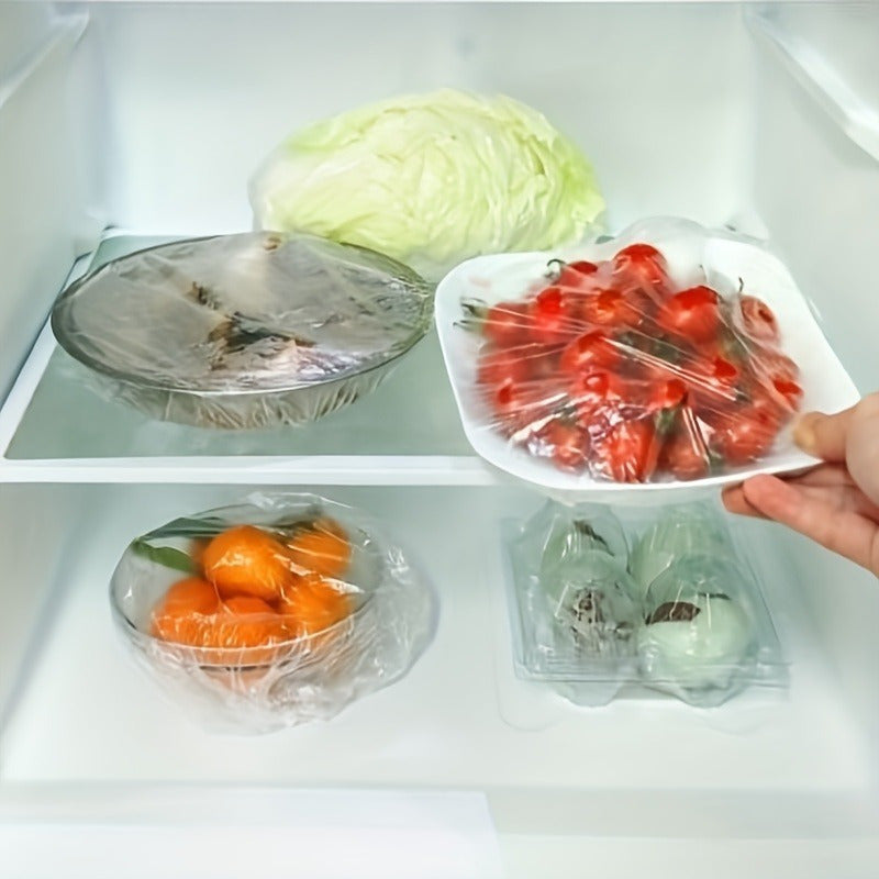 Disposable food grade fresh-keeping film, plastic cover for leftover food in the refrigerator, anti-odor and leak-proof.