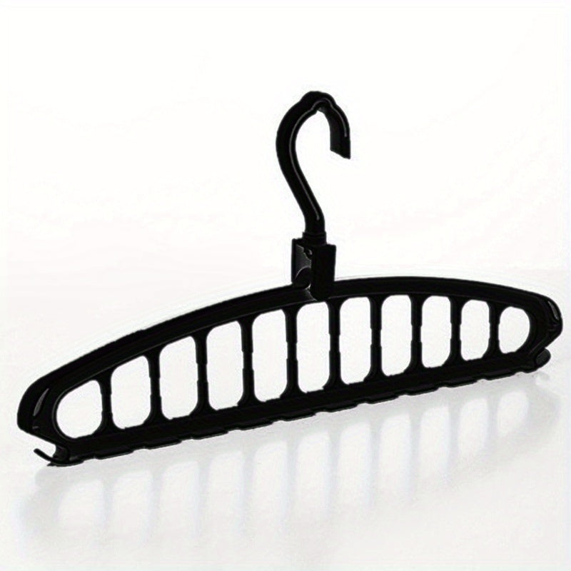 1pc Multifunctional Plastic Clothes Hanger Organizer