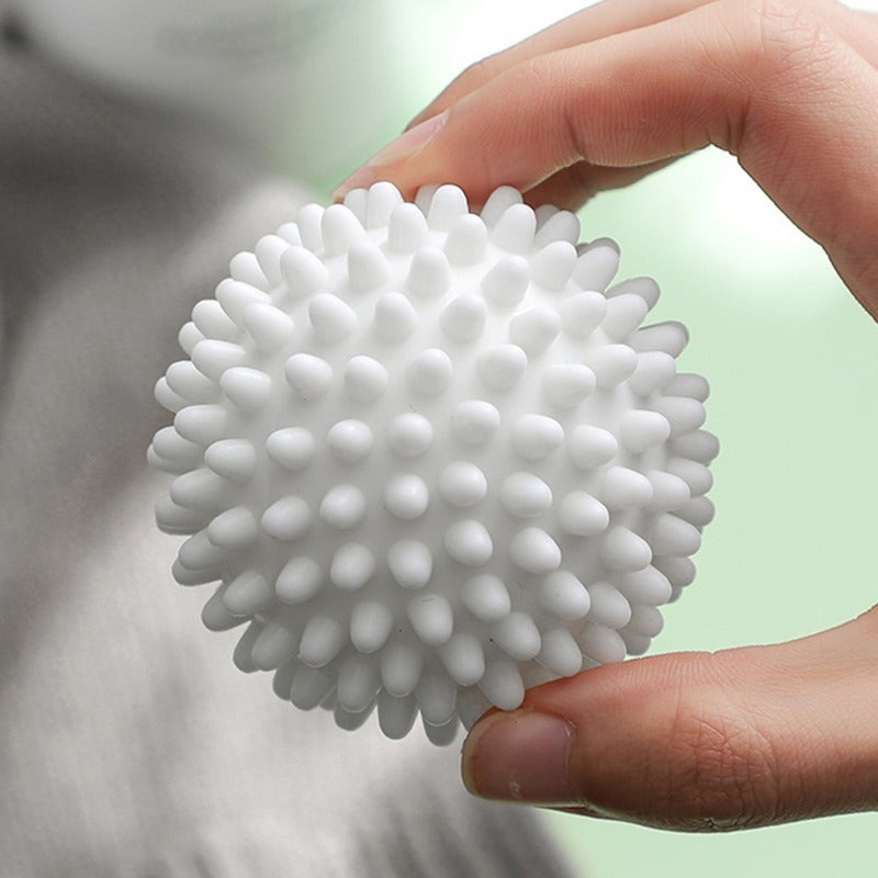 6 soft fabric laundry balls for wrinkle reduction and rolling prevention, essential home cleaning accessory, dryer balls