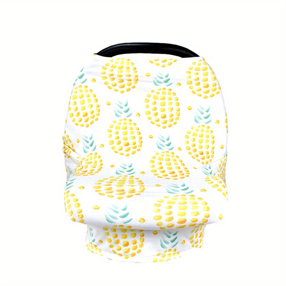 Versatile Nursing Cover - A multi-use scarf for breastfeeding, car seats, strollers, high chairs, shopping carts, and more! Made from soft, stretchy, and breathable fabric perfect for summer.