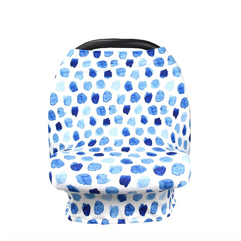 Versatile Nursing Cover - A multi-use scarf for breastfeeding, car seats, strollers, high chairs, shopping carts, and more! Made from soft, stretchy, and breathable fabric perfect for summer.