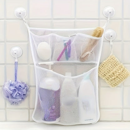 1-piece Bathroom Net Bag for hanging bath storage and washing.