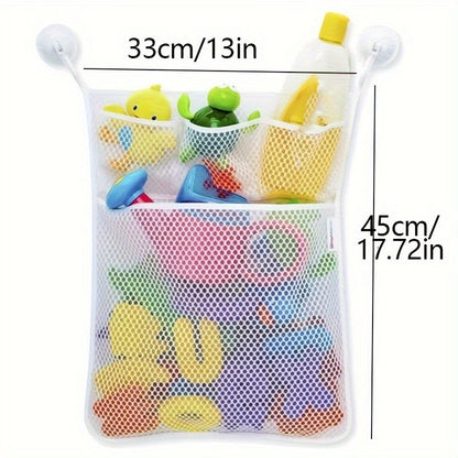 1-piece Bathroom Net Bag for hanging bath storage and washing.