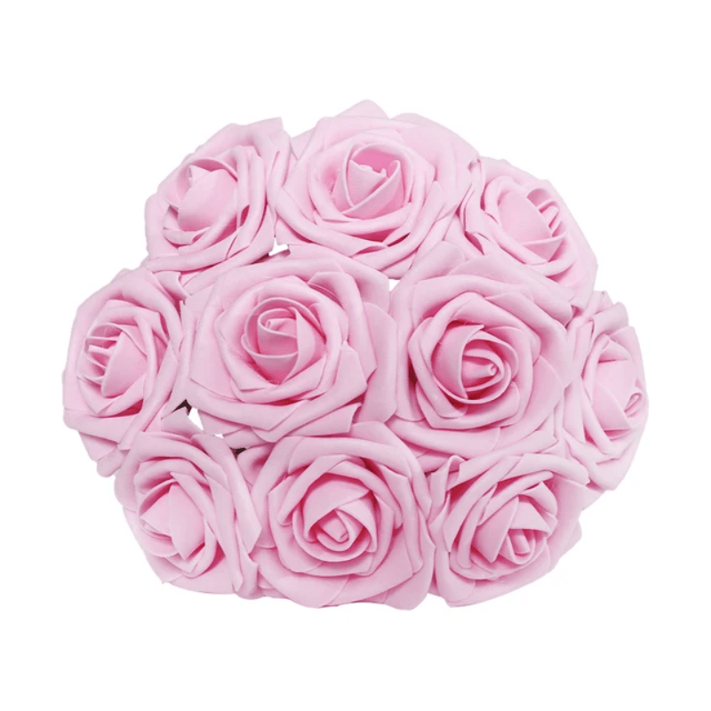 25 artificial rose flowers for garden wedding party decoration and home decor.