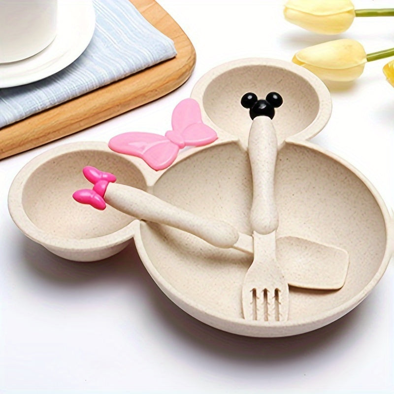 Premium Wheat Straw Dinnerware Set - Non-Toxic, BPA-Free Plates & Cutlery for Adults - Ideal for Holidays