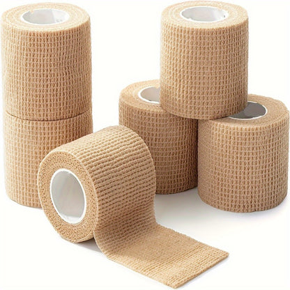 6 Self-Adhesive Elastic Bandages for Sports, Medical, and Injury Support