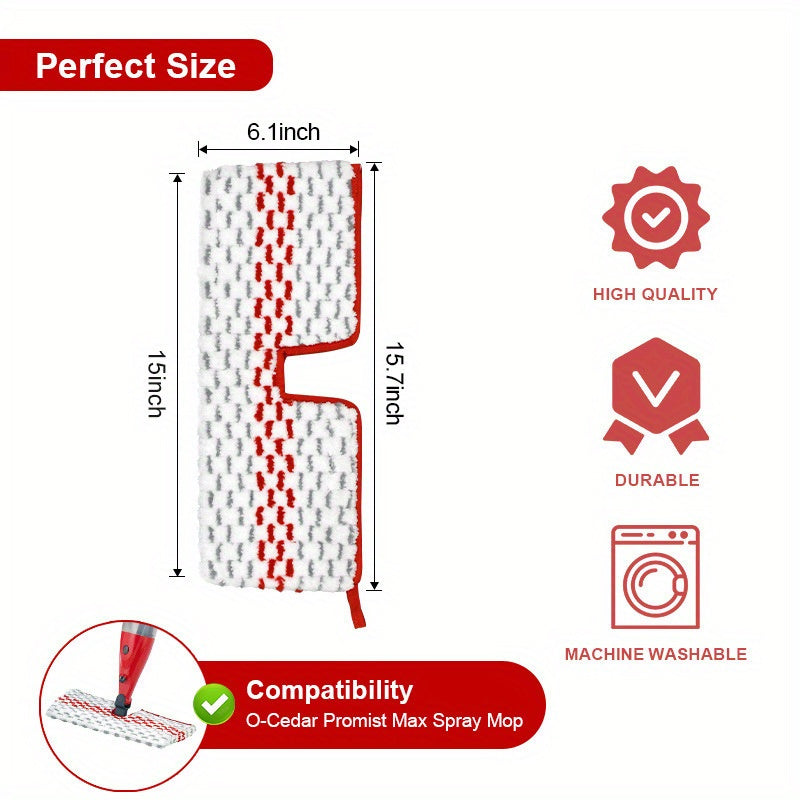 1, 2, or 5 pieces of high-quality ultra-fine fiber mop pad replacements specifically designed for the ProMist MAX Steam Mop. These reusable replacement pads are perfect for cleaning and come with cleaning supplies and accessories.