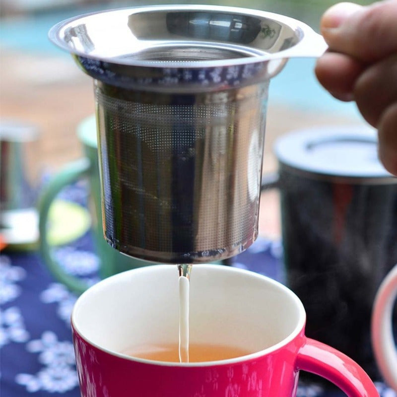 1 piece of Stainless Steel Tea Strainer for separating tea and filtering out impurities in tea, health pot, oil, and tank.